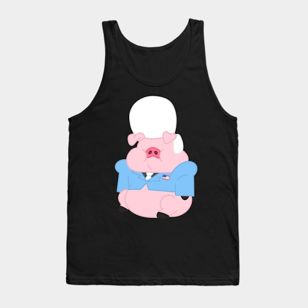 Man Pig Tank Top by VinylPatch